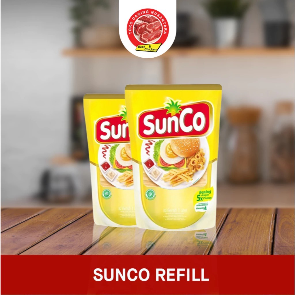 SUNCO MINYAK GORENG POUCH 1 LITER II TOKO DAGING NUSANTARA