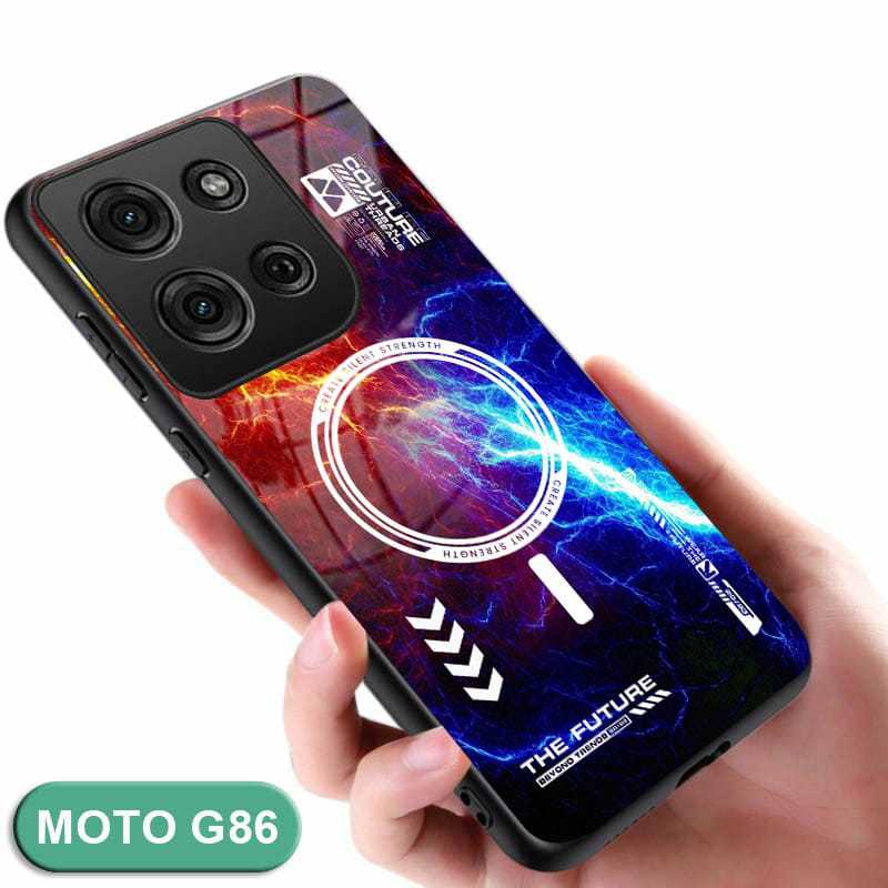 SoftCase Glass Kaca MOTOROLA G86 POWER - Casing HP MOTOROLA G86 POWER - N220