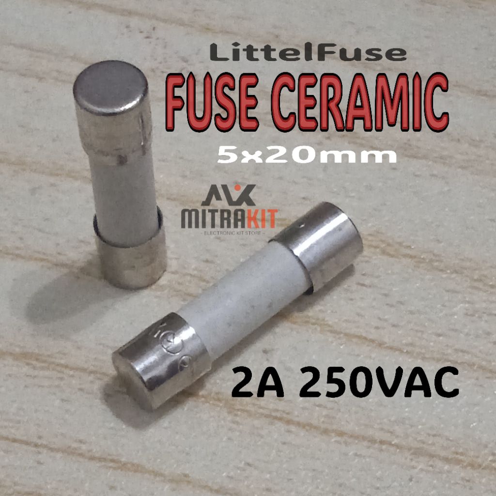 LittelFuse Ceramic 2A 250VAC fuse keramik 2A 5x20mm