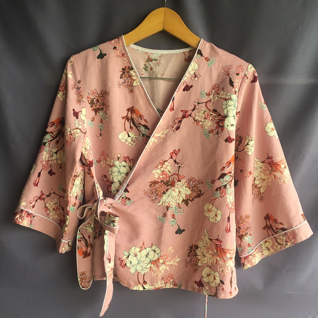 Preloved baju tidur model kimono