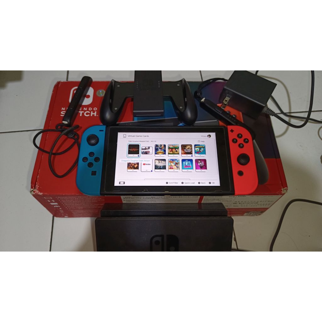 NINTENDO SWITCH V2 OFW FULLSET