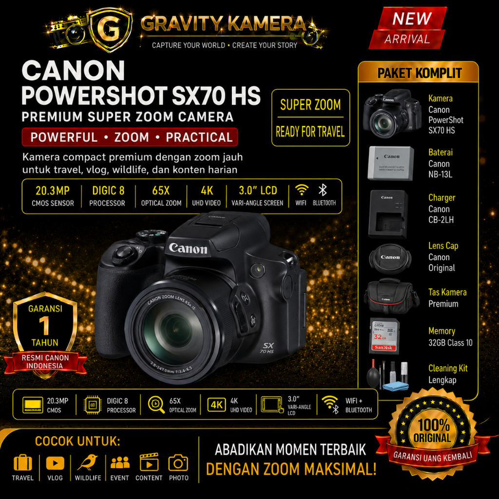 CANON POWERSHOT SX70 HS / CANON POWERSHOT SX70HS / CANON SX70 HS