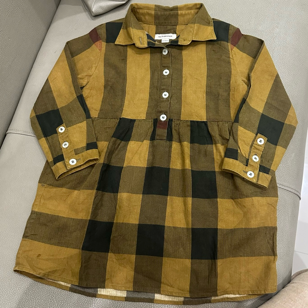 3 tahun an Dress anak burberry original authentic beli di jepang (di tag baju untuk size 4 tahun an 