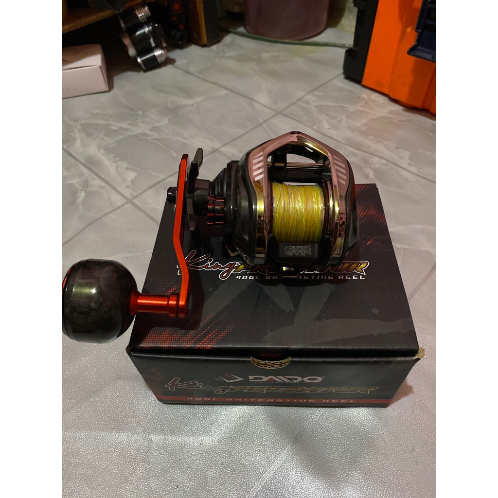 Reel daido king predator 400L +Pe 2  200meter
