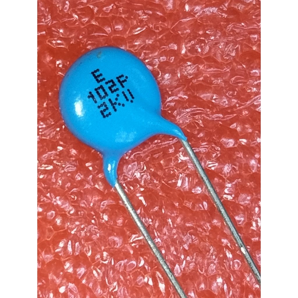 100pcs kapasitor Ceramic 102 1nf 2kv
