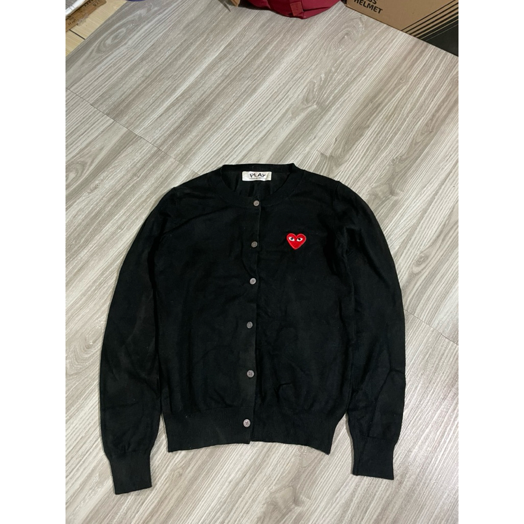 Cardigan play cdg simple logo