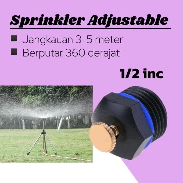 Sprinkler Pertanian Sprinkler Taman ADJUSTABLE Taman Sprayer