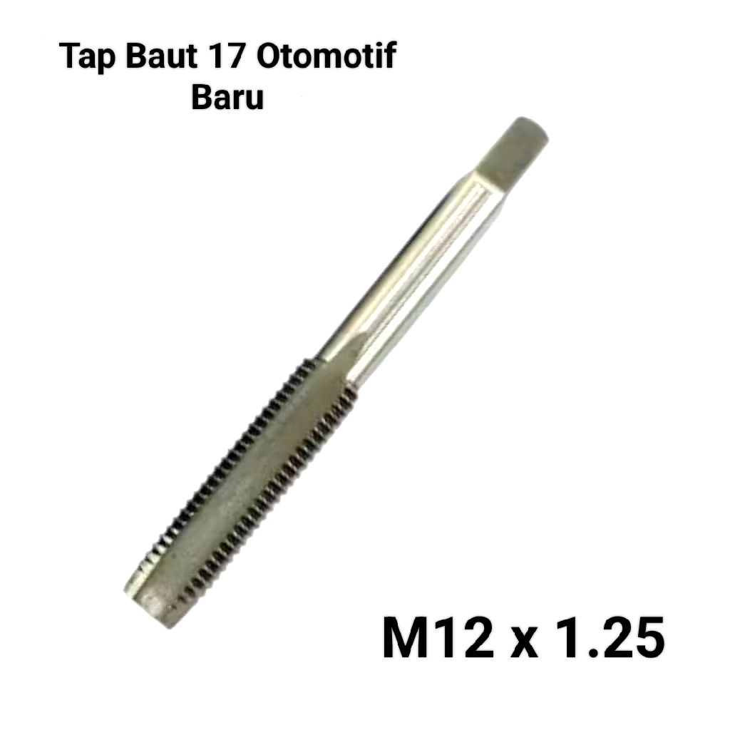 hand tap baut 17 Otomotif m12x1.25 Drat halus Bukan yamawa osg