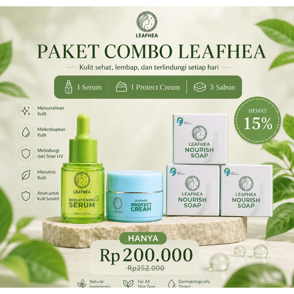 Leafhea Paket Combo 200.000. Leafhea 100% Original