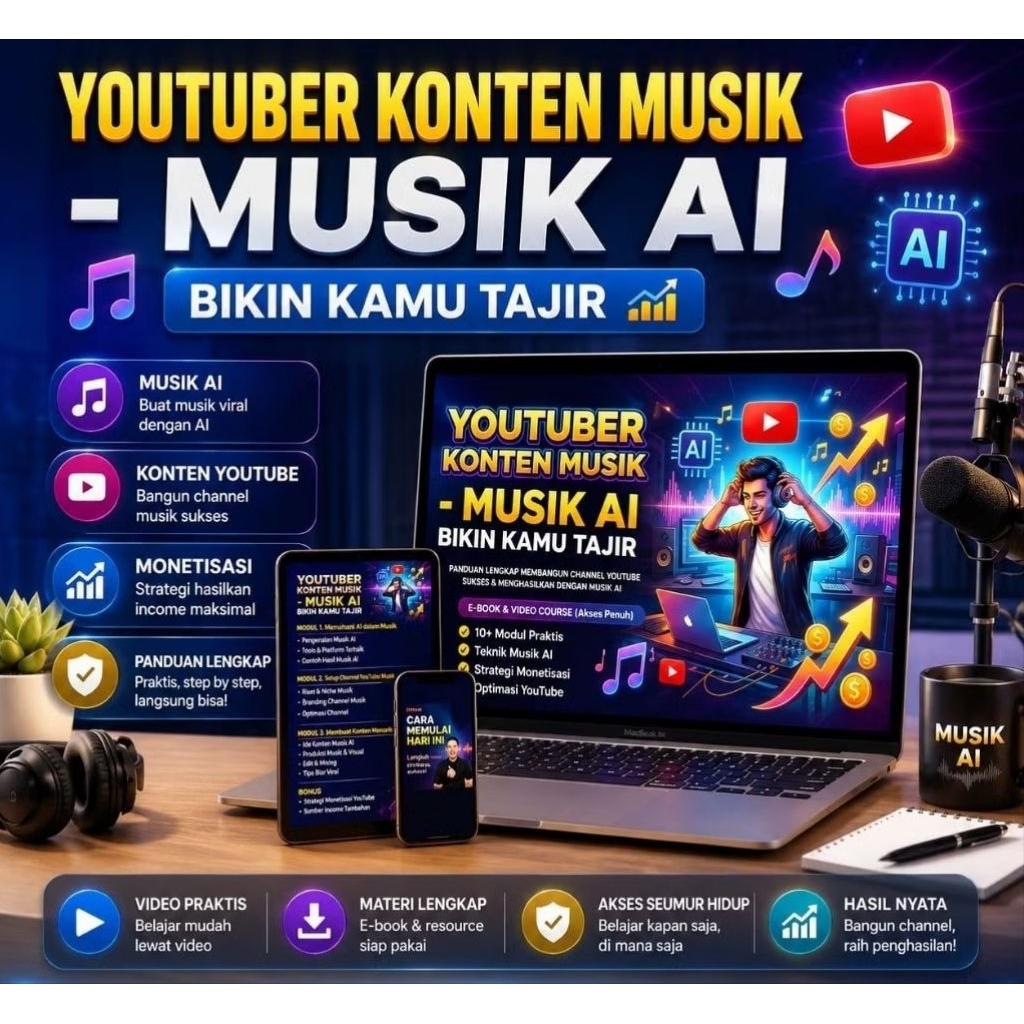 Youtube Musik Al - Youtuber Konten Musik Al yang Bikin Kamu Tajir