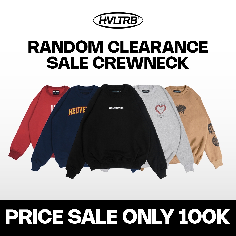 Heuvel Tribe Random Crewneck Clearance Sale
