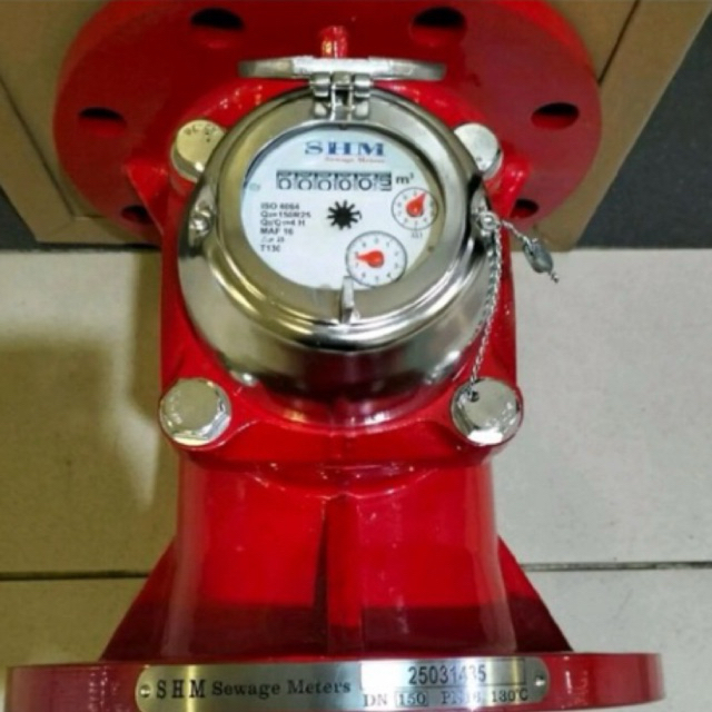 Flow Meter Limbah SHM Size 6 inch Flow Meter Air Kotor