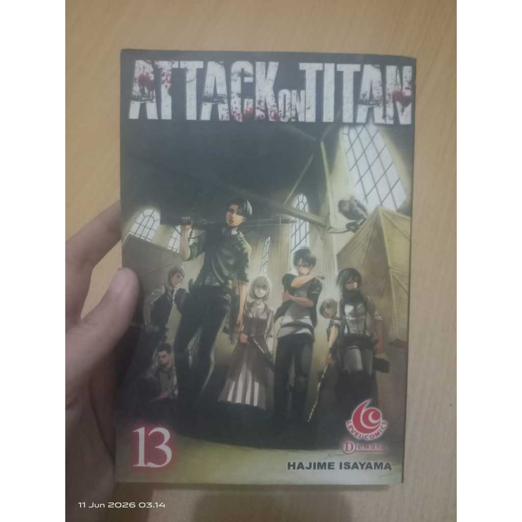 Komik Attack On Titan 13 by Hajime Isayama - Manga Jepang Cabutan