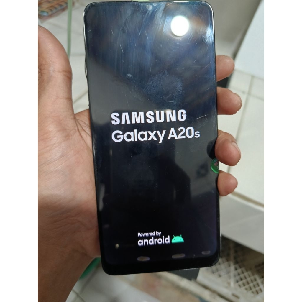 Lcd Samsung A20s original Normal copotan asli ada minus baca deskripsi