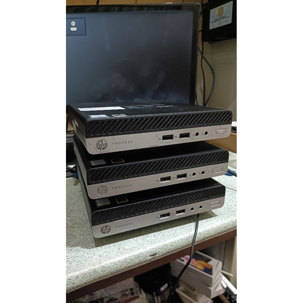 PC MINI PRODESK G400 CORE I3-8100T
