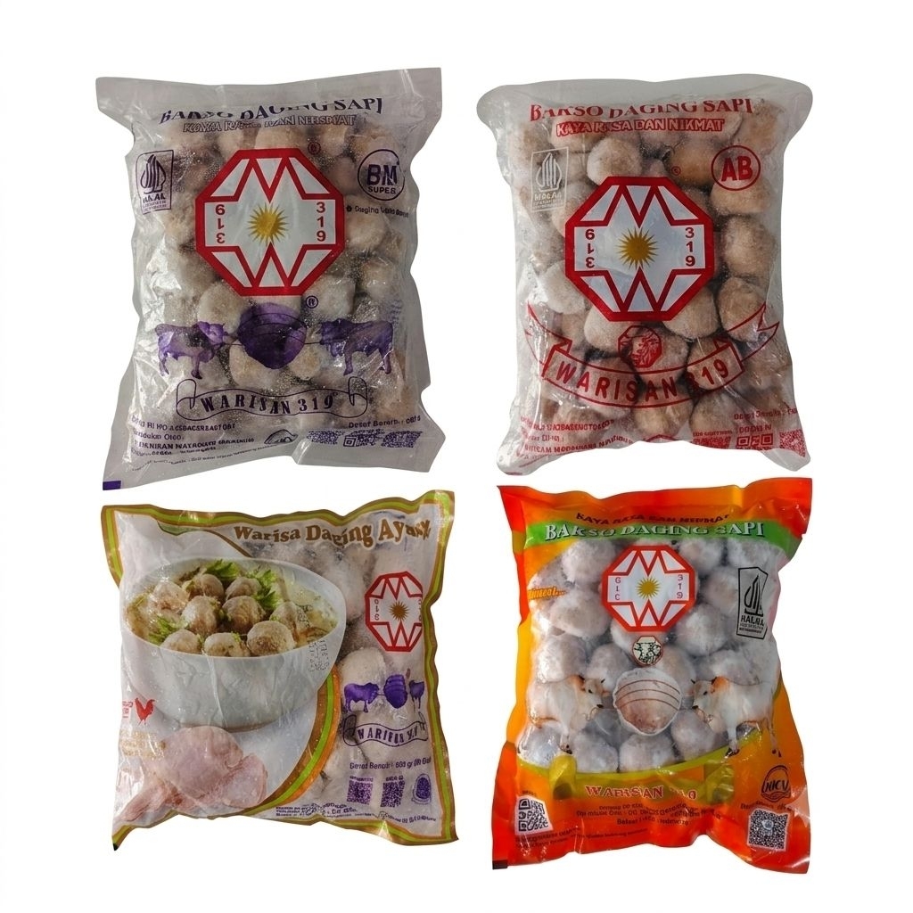 Bakso Sapi Warisan Urat/WarisanAB/Warisan BM/Warisan Ayam isi 50