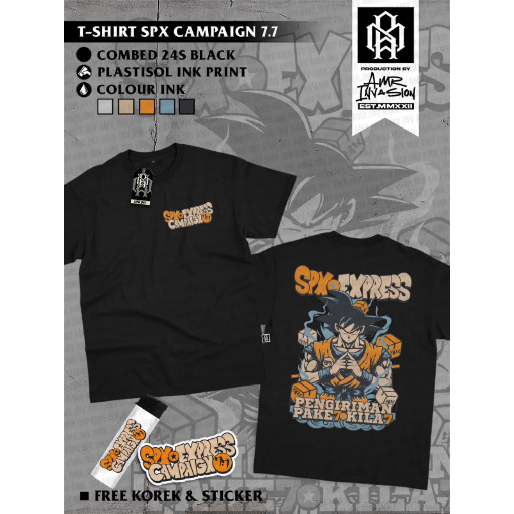 Open PO t-shirt Campaign 7.7 edisi  # pengiriman pake7.kila7 #