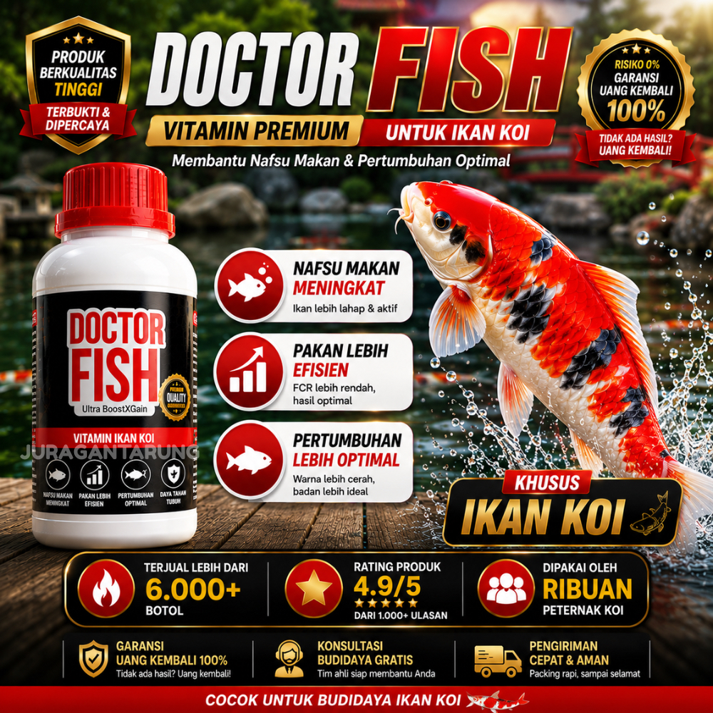 [BEST SELLER TERCEPAT],Vitamin Ikan Koi,Vitamin Ikan Koi Agar Cepat Besar,Vitamin Ikan Koi Yang Bagu