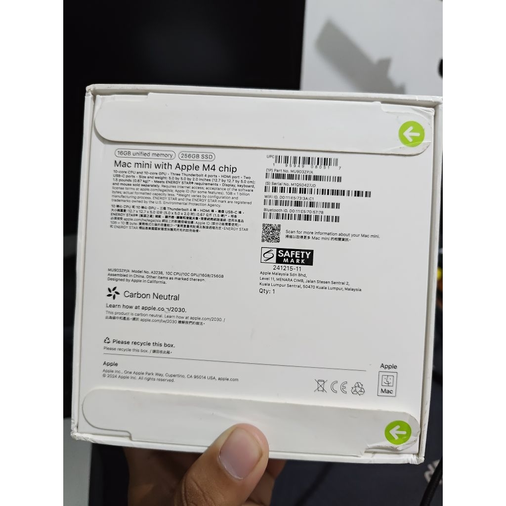 Mac Mini M4 Inter Second