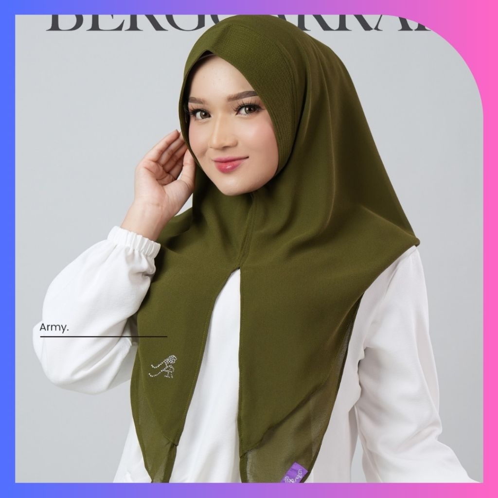 AR 403 BY HIJAB AR RAFI MATT BABYDOLL JILBAB INSTAN HOODIE