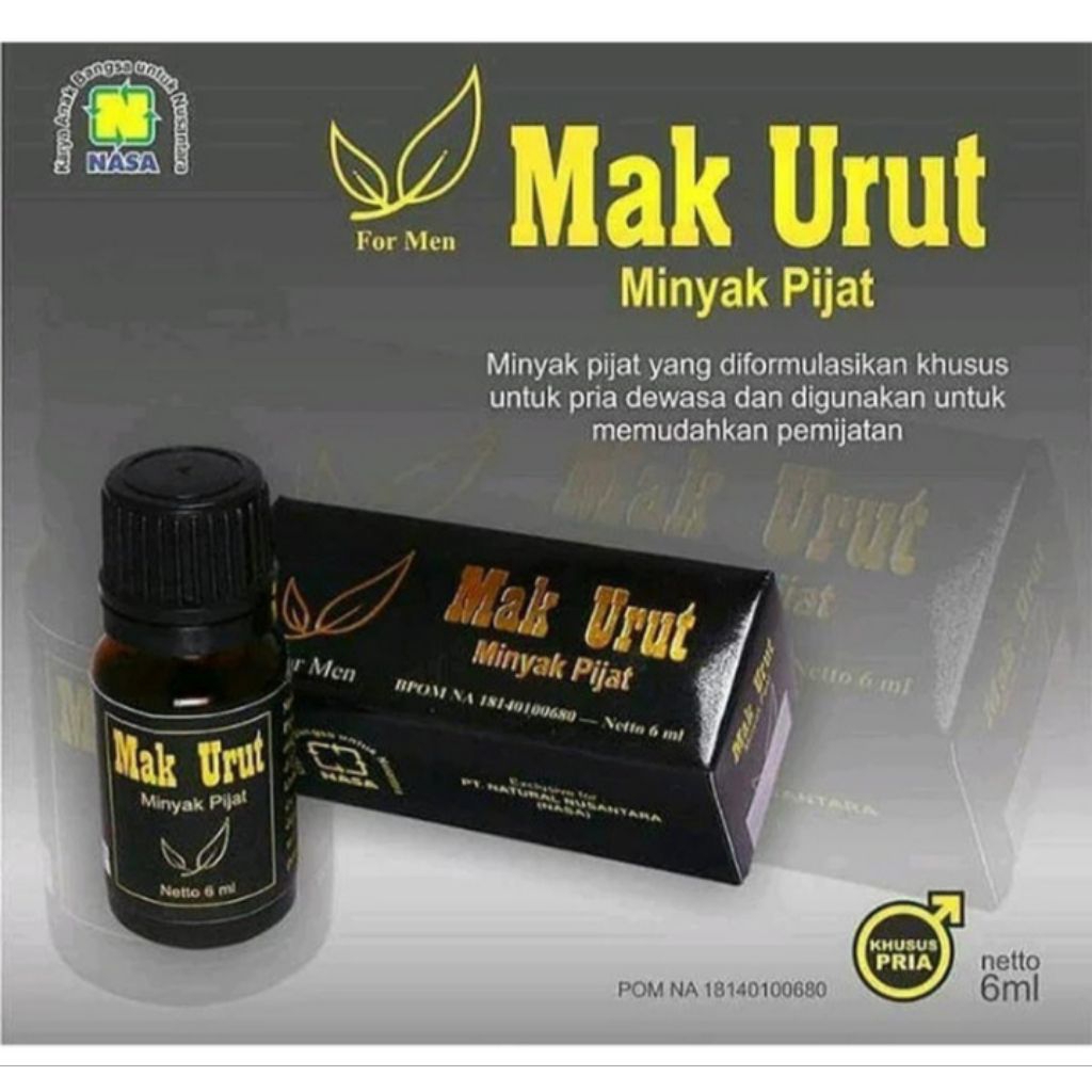 Mak Urut Minyak Pijat Pria