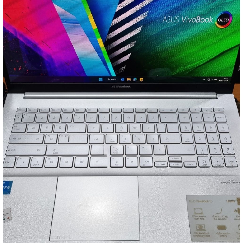 Asus Vivobook Ultra 15 OLED 12GB K513EA i3-1115G4 Speaker by Harman Kardon