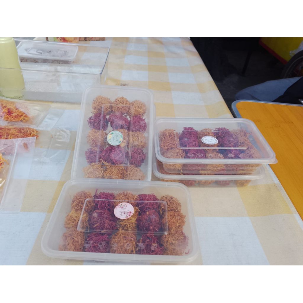 kremes ubi manis ukuran kecil/ kremes bola ubi/ cemilan manis ubi manis