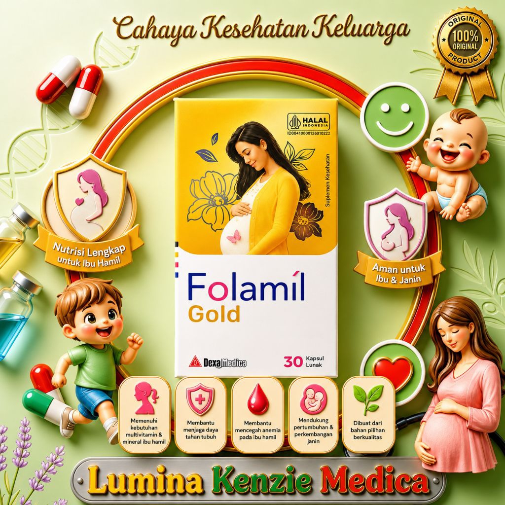 Folamil GOLD Tab 30s - Folamil SoftGel - Vitamin TM3