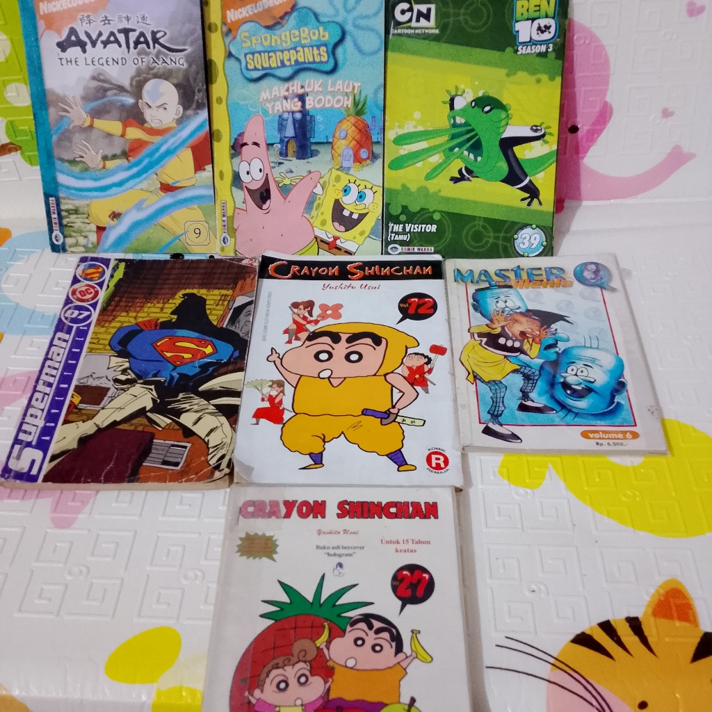 Kumpulan Komik Anak Avatar, Spongebob, Ben 10, Crayon Shinchan, Superman
