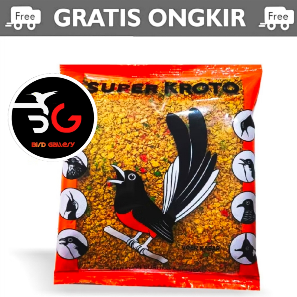 SUPER KROTO KASAR SEMPATI PAKAN BURUNG SKM KROTO SARI KASAR VOER KROTO SARI