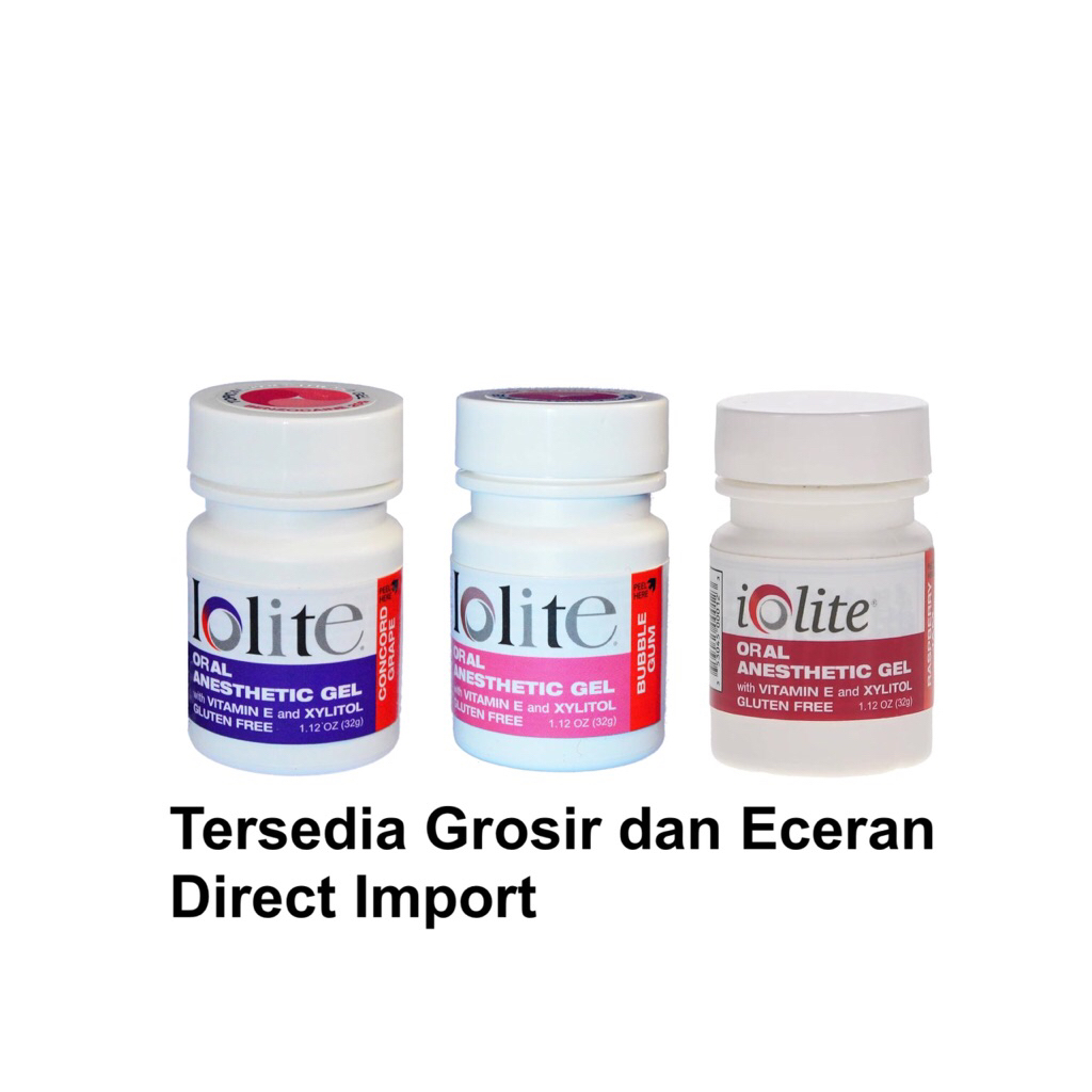 topical anastesi gel iolite / lolite gel