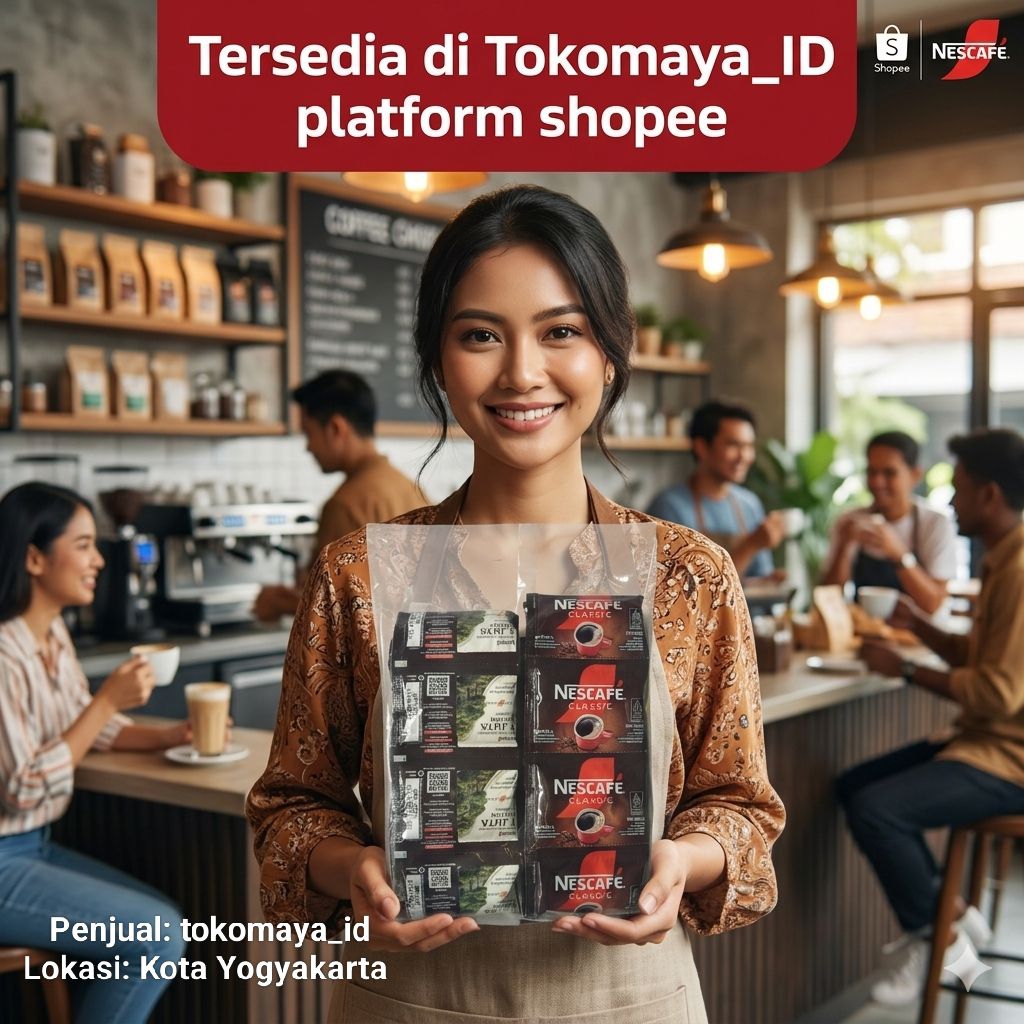 Nescafe Classic 60 Sachet - Nescafe Classik isi 60 sachet kemasan bag