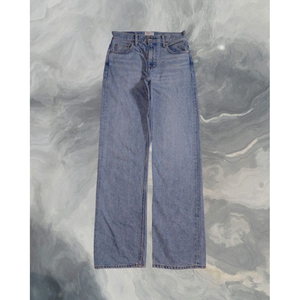 Celana Straight Loose Denim Selvedge Jeans Standart UNGRID JAPAN