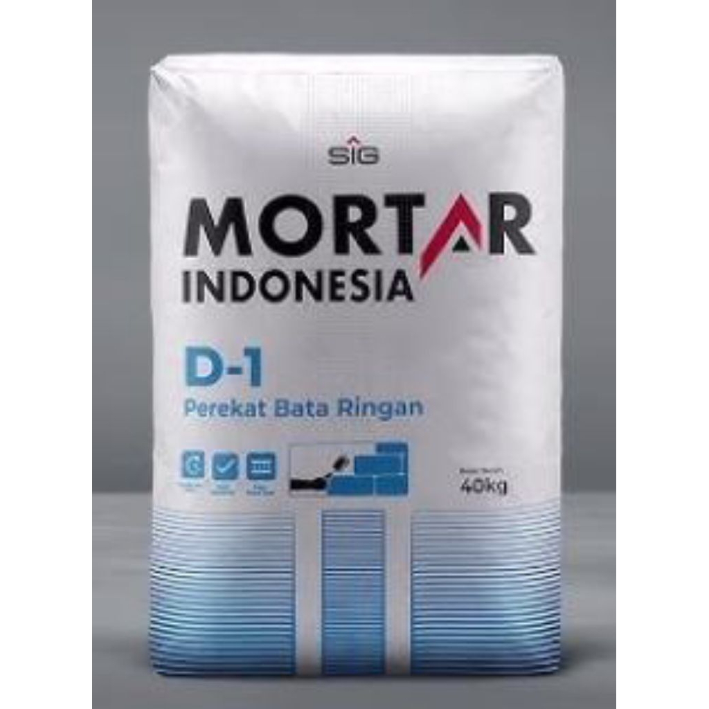 Perekat Bata Ringan Mortar Indonesia 40kg Thinbed Hebel