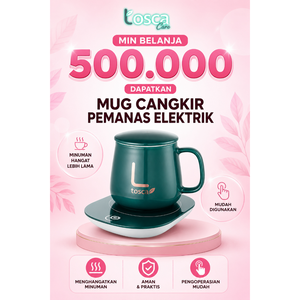 GRATIS MUG CANGKIR PEMANAS ELEKTRIK