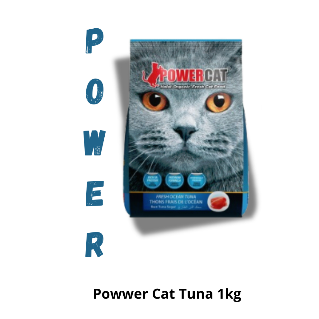Power Cat Dryfood Makanan Kucing Adult Ocean Tuna - 1Kg