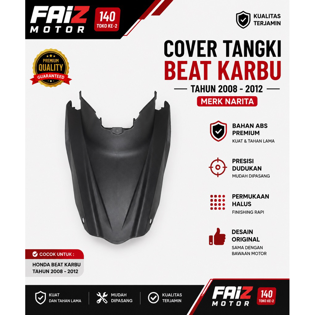 Cover Dek Mesin Beat Karbu 2008 2012 Narita Cover CVT Tengah Beat Karbu Body Tengah Beat Karbu