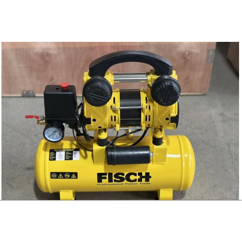 KOMPRESOR ANGIN FISCH FCO 900 9L 0.75 HP OIL LESS / OIL FREE SILENT