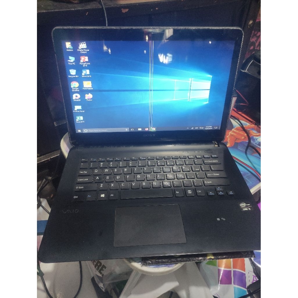 Laptop sony i3 gen 3 touchscreen