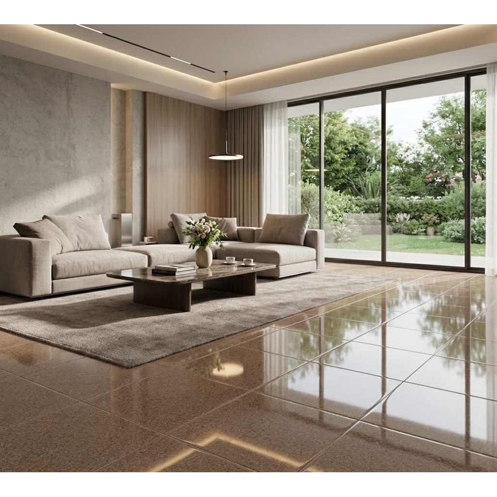 Keramik Paris Terazo 40x40 Glossy - Keramik Lantai Rumah