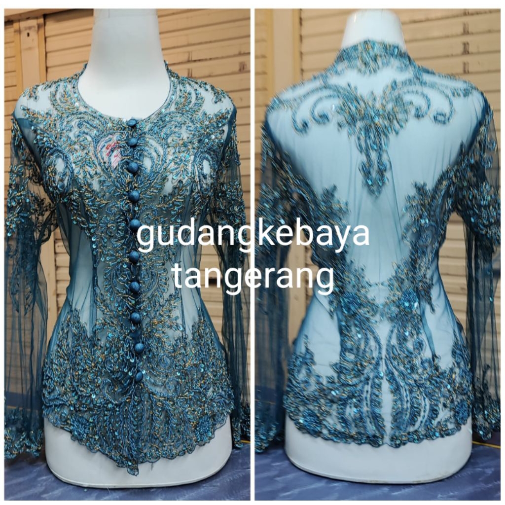 KEBAYA+KAMISOL//KEBAYA PAYET KERAH SUNDA+KAMISOL
