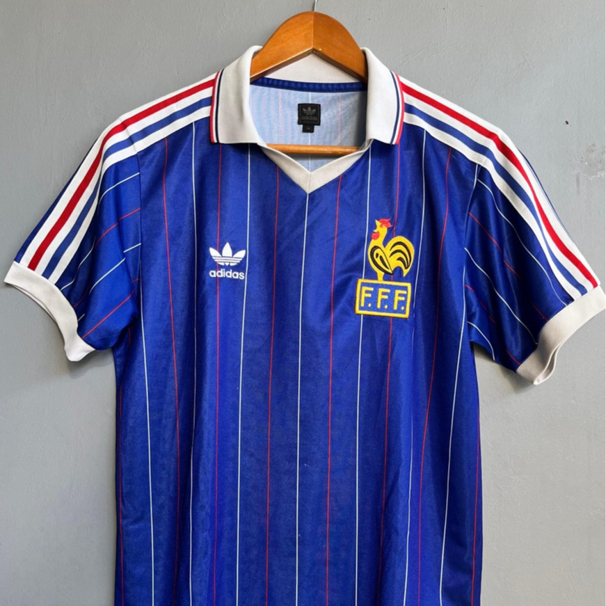 France Jersey Prancis 1982 Retro