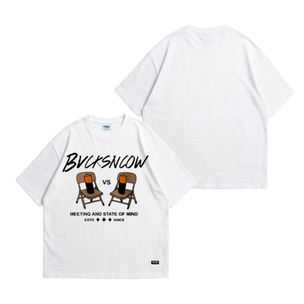 T-SHIRT BUCKSANDCOW OVERSIZE - MEETING / KAOS BUCKS&COW