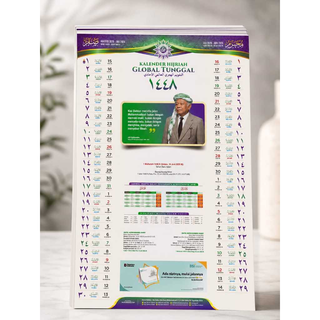 Kalender Muhammadiyah 1448 Hijriah (KHGT)