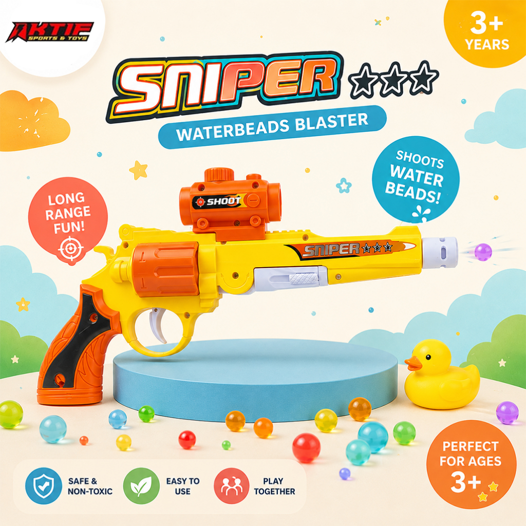 Mainan Shooter Gun Sniper Revolver Water Gel XG