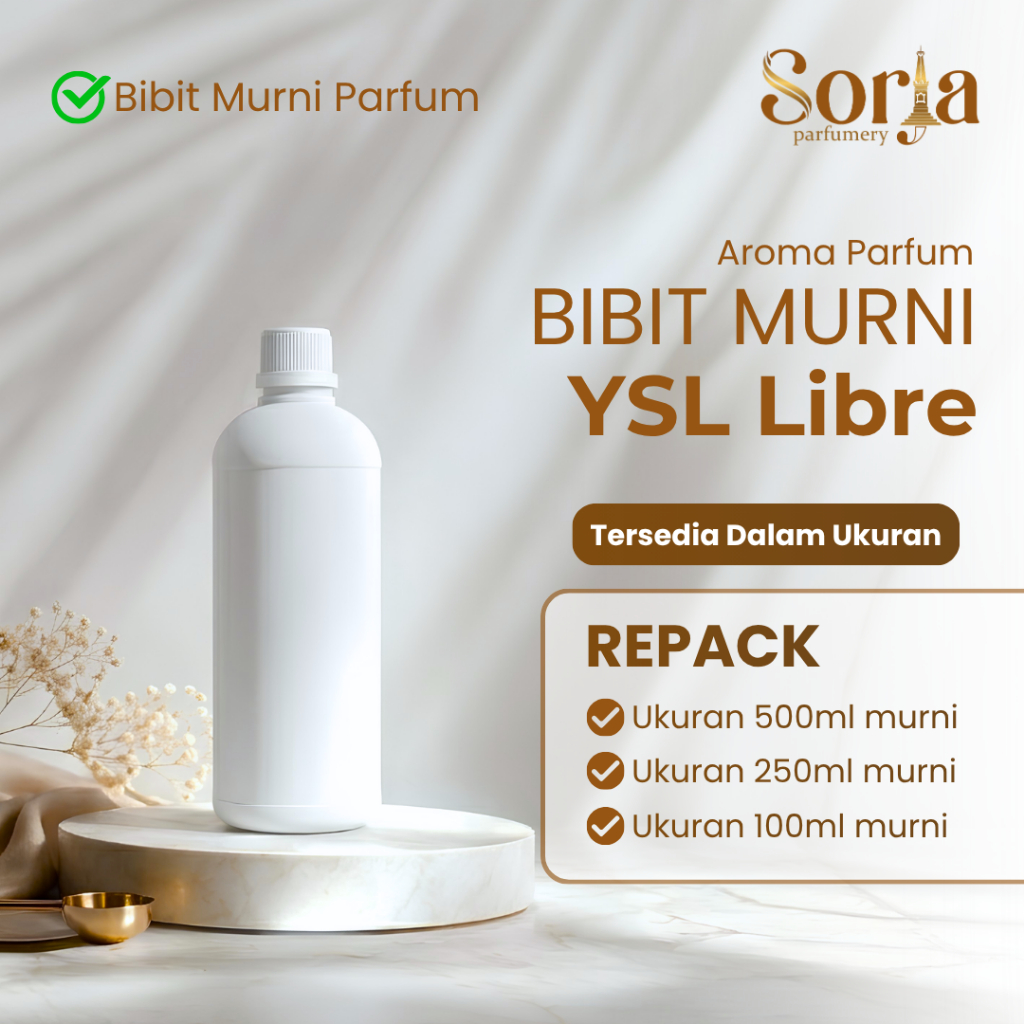 Bibit Parfum YSL Libre Original Murni REPACK 100ml 250ml 500ml ORIGINAL 100%