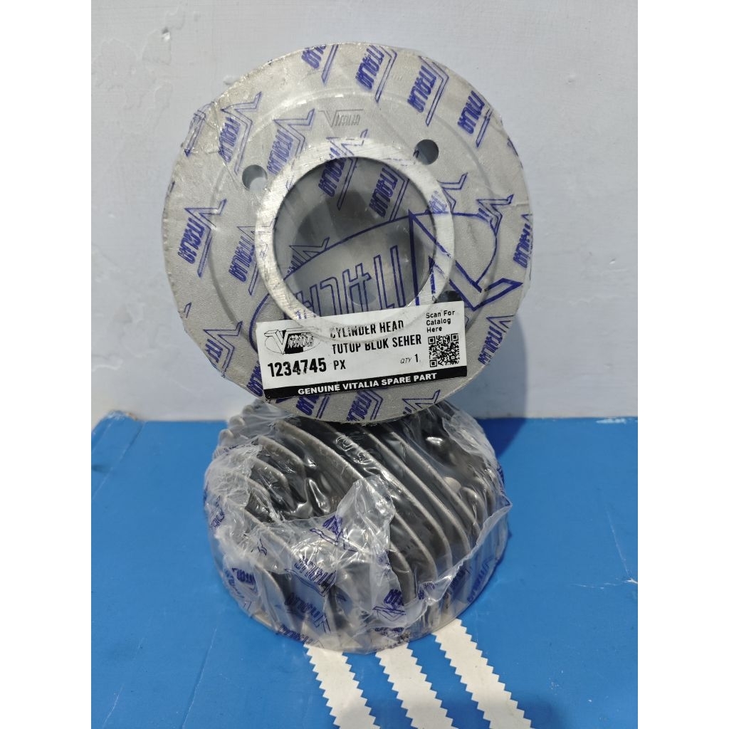 cylinder head / blok kop vespa