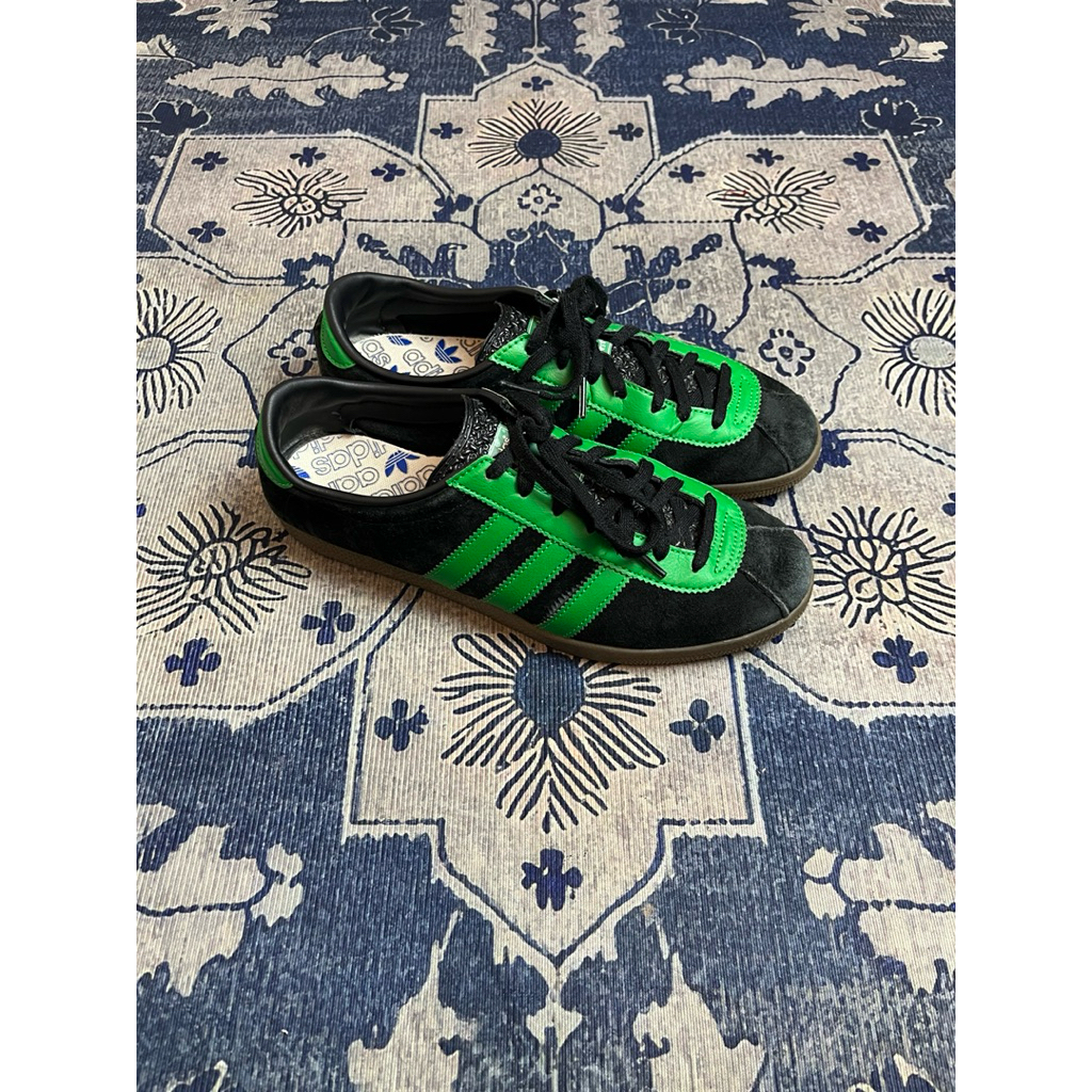 adidas london black green original second