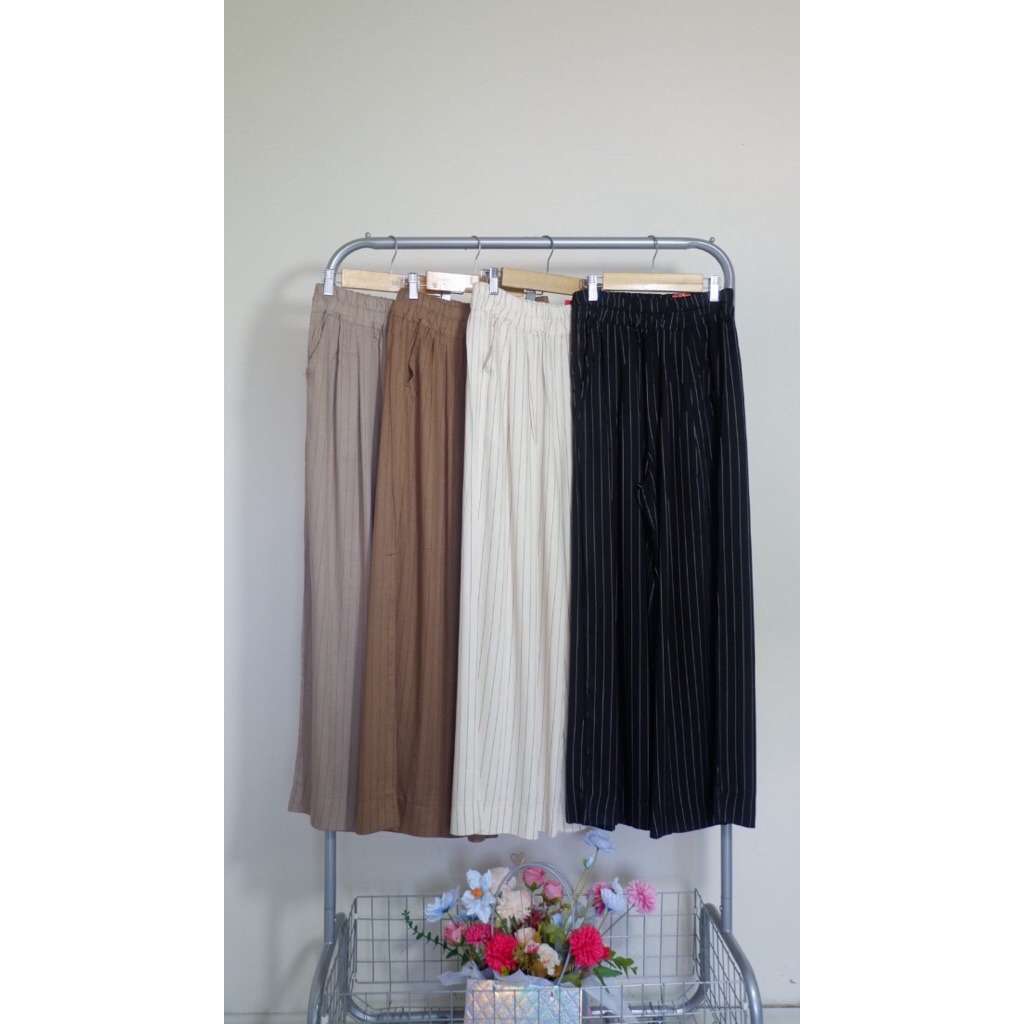 Celana Rayon Salur Income Premium Elegan