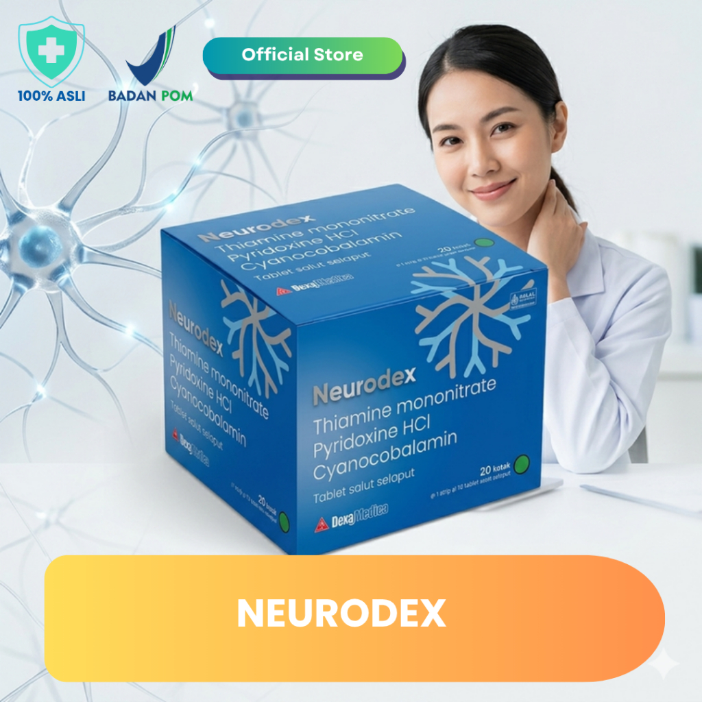 NEURODEX Box Vitamin Saraf Isi 200 Tab